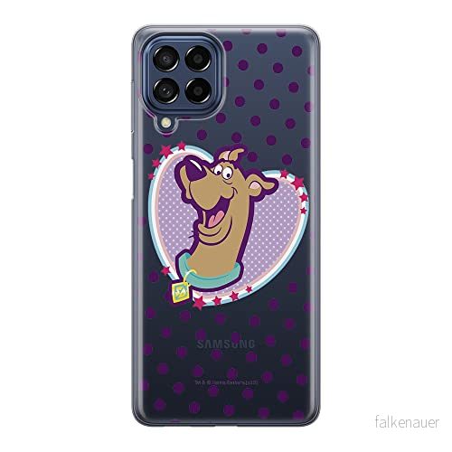ERT GROUP mobiltelefonfodral för Samsung M53 5G originalt och officiellt licensierat Scooby Doo mönster 005 optimalt anpassad till formen på mobiltelefonen, gedeeltelijk transparant 5905511382940