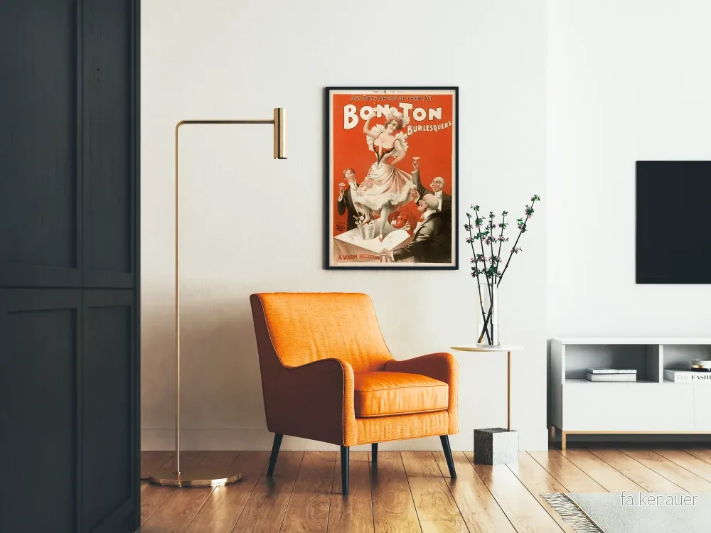 Vintageposter Bon Ton Burlesquers för väggdekoration - Bild 2