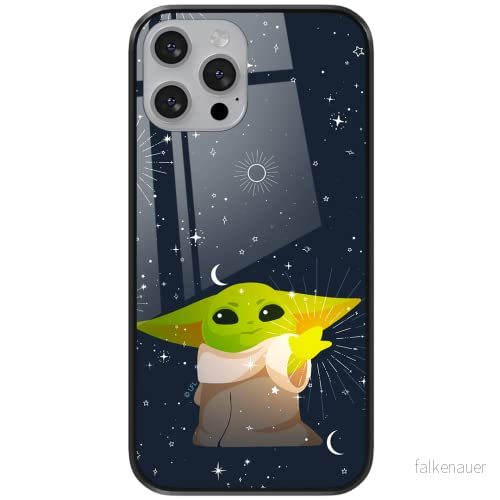 ERT GROUP mobiltelefonfodral för Apple Iphone X/XS originalt och officiellt licensierat Star Wars mönster Baby Yoda 024 tillverkad av härdat glas, optimalt anpassat till mobilens form, skyddsfodral 5904805079450