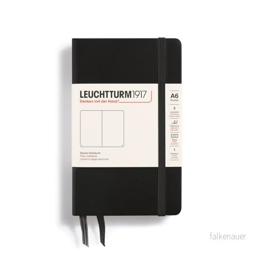 Notes Pocket Leuchtturm1917 gladki czarny 317257 4004117258428