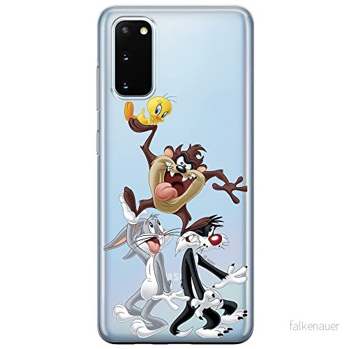 ERT GROUP mobiltelefonfodral för Samsung S20 / S11E originalt och officiellt licensierat Looney Tunes mönster 001 Vit optimalt anpassad till formen på mobiltelefonen, gedeeltelijk transparant 5903537540078