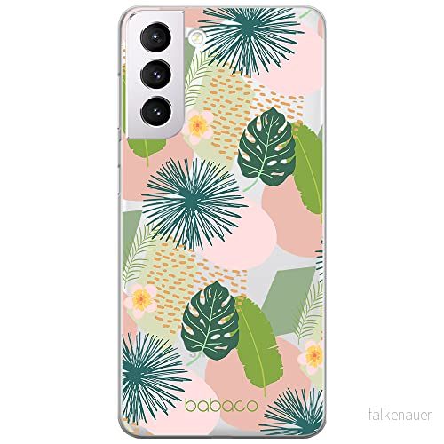 ERT GROUP mobiltelefonfodral för Samsung S21 originalt och officiellt licensierat Babaco mönster Plants 012 optimalt anpassad till formen på mobiltelefonen, gedeeltelijk transparant 5903932578447
