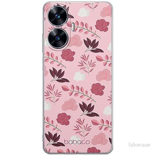 ERT GROUP mobiltelefonfodral för Realme C55 originalt och officiellt licensierat Babaco mönster Flowers 020 optimalt anpassad till formen på mobiltelefonen, fodral tillverkad av TPU plast 5905511866099