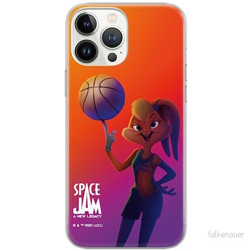 ERT GROUP mobiltelefonfodral för Iphone 13 PRO MAX originalt och officiellt licensierat Looney Tunes mönster Space Jam 011 anpassad till formen på mobiltelefonen, fodral tillverkad av TPU plast 5905511038724