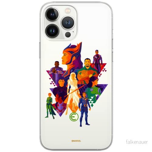 ERT GROUP mobiltelefonfodral för Apple Iphone XS Max originalt och officiellt licensierat Marvel mönster Eternals 007 Vit optimalt anpassad till formen på mobiltelefonen, gedeeltelijk transparant 5904805113697