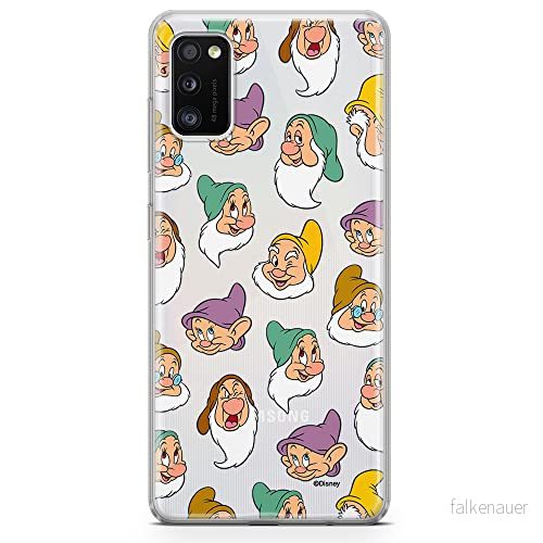 ERT GROUP mobiltelefonfodral för Samsung A41 originalt och officiellt licensierat Disney mönster Snow White and the Seven Dwarfs 015 anpassad till formen på mobiltelefonen, gedeeltelijk transparant 5905131776099