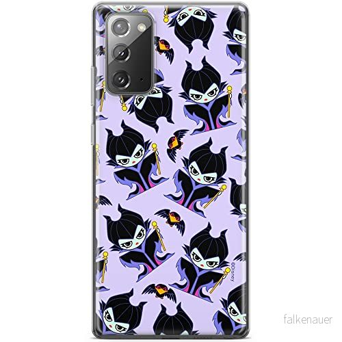 ERT GROUP mobiltelefonfodral för Samsung GALAXY NOTE 20 originalt och officiellt licensierat Disney mönster Maleficent 004 anpassad till formen på mobiltelefonen, fodral tillverkad av TPU plast 5905131486486