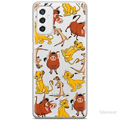 ERT GROUP mobiltelefonfodral för Samsung M52 5G originalt och officiellt licensierat Disney mönster Simba & Friends 010 optimalt anpassad till formen på mobiltelefonen, gedeeltelijk transparant 5905131792761