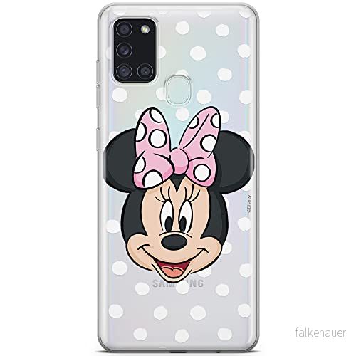 ERT GROUP mobiltelefonfodral för Samsung A21s originalt och officiellt licensierat Disney mönster Minnie 057 optimalt anpassad till formen på mobiltelefonen, gedeeltelijk transparant 5903040257098