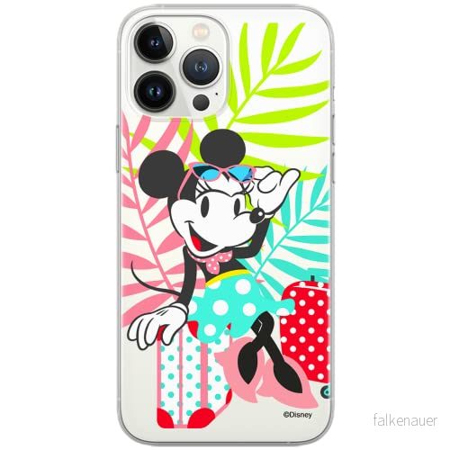 ERT GROUP mobiltelefonfodral för Huawei P30 Lite originalt och officiellt licensierat Disney mönster Minnie 029 Vit optimalt anpassad till formen på mobiltelefonen, gedeeltelijk transparant 5902980424119