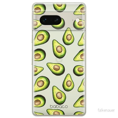 ERT GROUP mobiltelefonfodral för Google PIXEL 7 originalt och officiellt licensierat Babaco mönster Fruits 001 optimalt anpassad till formen på mobiltelefonen, gedeeltelijk transparant 5905795142209
