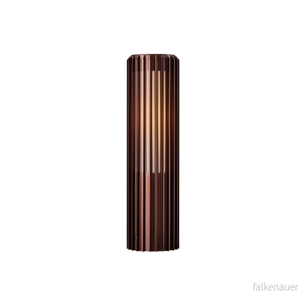 Nordlux Ljuspiedestal Aludra 45 Seaside, aluminium, brun metallic 5704924022074