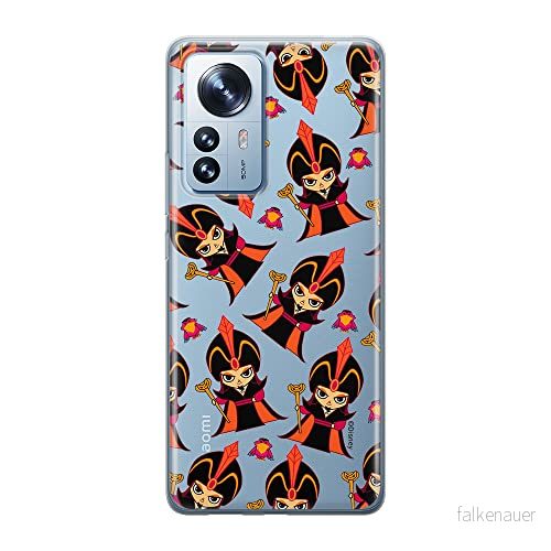 ERT GROUP mobiltelefonfodral för Xiaomi 12 PRO originalt och officiellt licensierat Disney mönster Jafar 002 optimalt anpassad till formen på mobiltelefonen, gedeeltelijk transparant 5905511531713