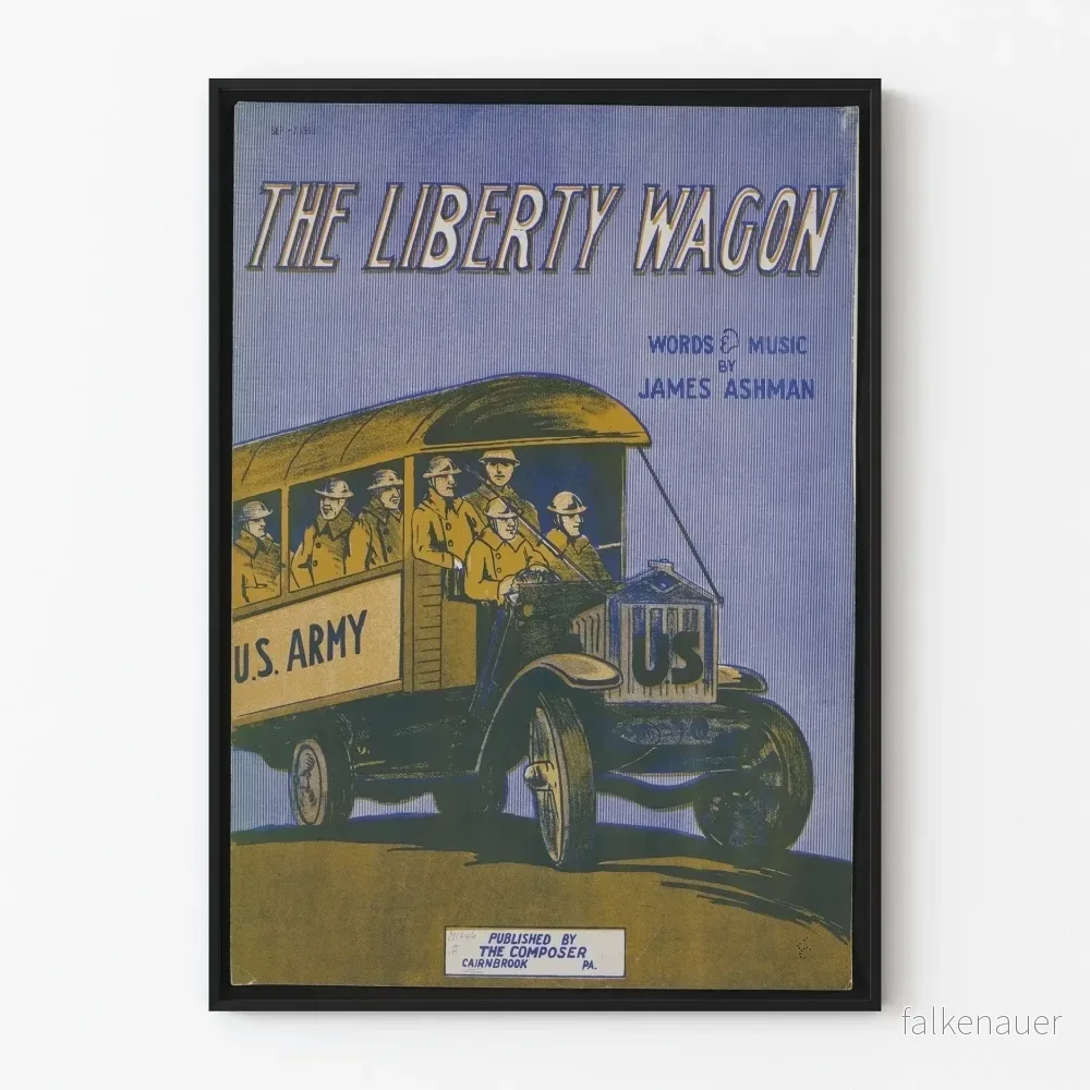 Vintageposter The Liberty Wagon U.S. Army