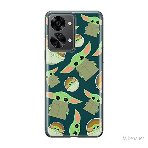 ERT GROUP mobiltelefonfodral för Oneplus NORD 2T 5G originalt och officiellt licensierat Star Wars mönster Baby Yoda 006 optimalt anpassad till formen på mobiltelefonen, fodral tillverkad av TPU plast 5905511266837