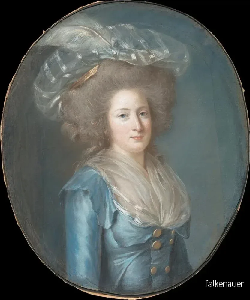 Målning Madame Élisabeth de France 1764-1794 - Adélaïde Labille-Guiard | Konsttryck - Bild 2