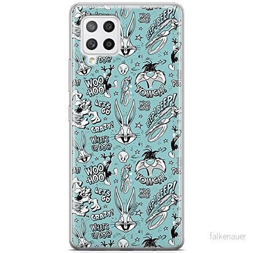 ERT GROUP mobiltelefonfodral för Samsung A42 5G originalt och officiellt licensierat Looney Tunes mönster 004 optimalt anpassad till formen på mobiltelefonen, fodral tillverkad av TPU plast 5903040248591
