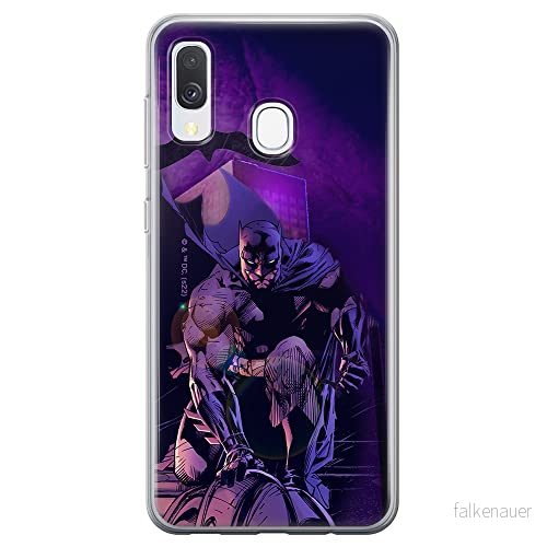 ERT GROUP mobiltelefonfodral för Samsung A40 originalt och officiellt licensierat DC mönster Batman 072 optimalt anpassad till formen på mobiltelefonen, fodral tillverkad av TPU plast 5905131511805
