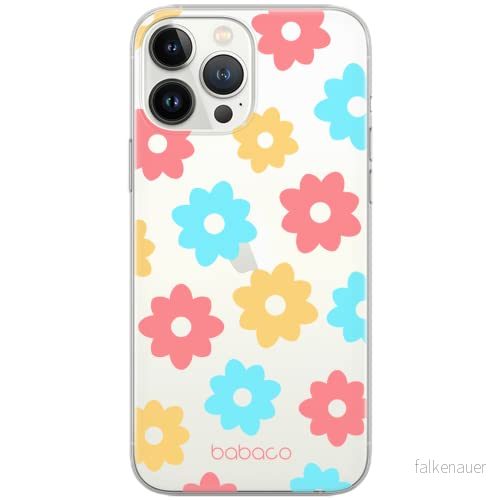 ERT GROUP mobiltelefonfodral för Samsung S10 PLUS originalt och officiellt licensierat Babaco mönster Flowers 011 Vit optimalt anpassad till formen på mobiltelefonen, gedeeltelijk transparant 5903932589542