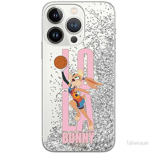 ERT GROUP mobiltelefonfodral för Apple Iphone 13 PRO originalt och officiellt licensierat Looney Tunes mönster Space Jam 028, med glitter overflow effekt 5905511068882