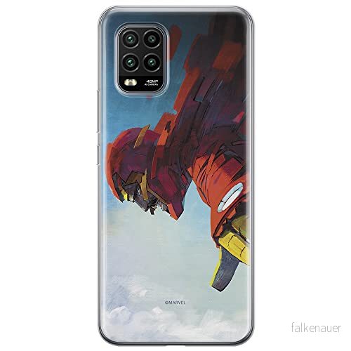 ERT GROUP mobiltelefonfodral för Xiaomi MI 10 LITE originalt och officiellt licensierat Marvel mönster Iron Man 015 optimalt anpassad till formen på mobiltelefonen, fodral tillverkad av TPU plast 5903537164106