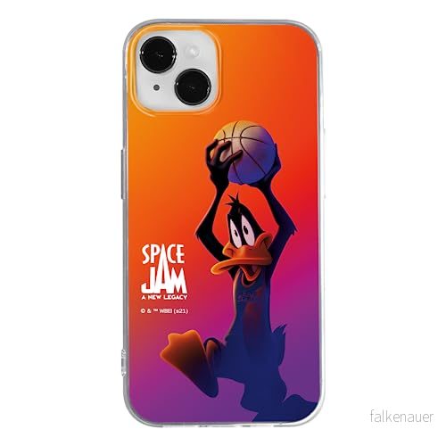 ERT GROUP mobiltelefonfodral för Iphone 14 PLUS originalt och officiellt licensierat Looney Tunes mönster Space Jam 012 anpassad till formen på mobiltelefonen, fodral tillverkad av TPU plast 5905511041892