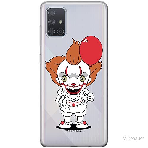 ERT GROUP mobiltelefonfodral för Samsung A71 originalt och officiellt licensierat Horror mönster It 006 optimalt anpassad till formen på mobiltelefonen, gedeeltelijk transparant 5905131956842