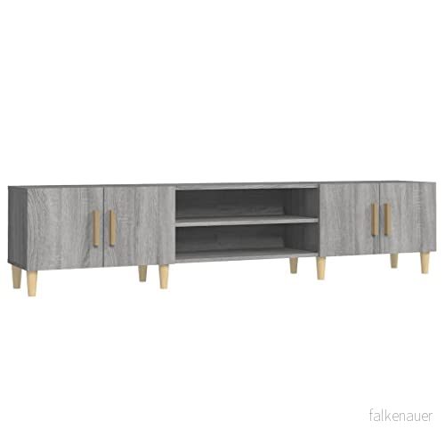 VidaXL TV skåp grå sonoma 180x31,5x40 cm konstruerat trä 8720845791520