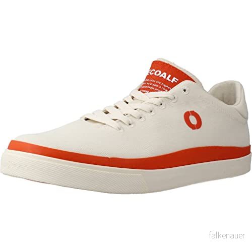 ECOALF, Rinalf Herr och kvinnor Revced Polyester Vintage, Veganer, Sneakers, Unisex Sneakers med snörning, Ljus orange, 43 EU 8445336139208