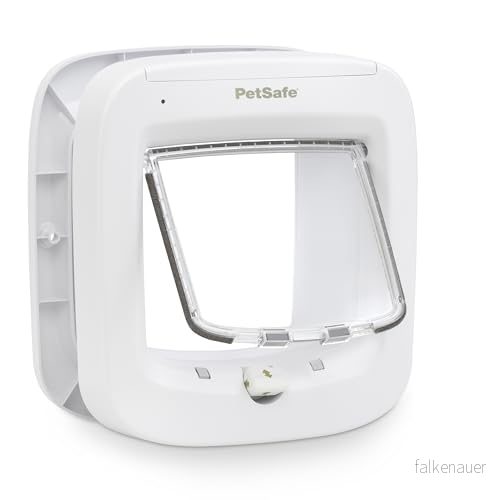 PetSafe Kattlucka Microchip - 4-vägslås - Vit 729849161450