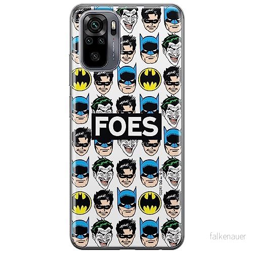 ERT GROUP mobiltelefonfodral för Xiaomi REDMI NOTE 10/ 10S originalt och officiellt licensierat DC mönster Batman 078 optimalt anpassad till formen på mobiltelefonen, gedeeltelijk transparant 5905131500786