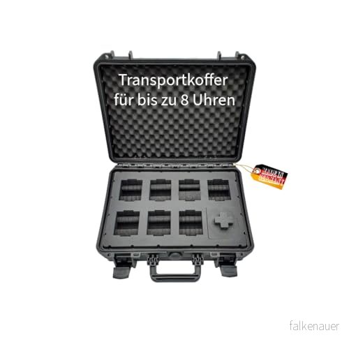 mc cases ® Transportväska för 8 klockor resor vattentät/låsbart/stort skydd tillverkad i Tyskland 305394876218