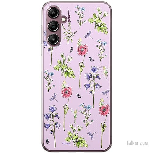 ERT GROUP mobiltelefonfodral för Samsung A14 4G/5G originalt och officiellt licensierat Disney mönster Tinker Bell 004 optimalt anpassad till formen på mobiltelefonen, fodral tillverkad av TPU plast 5905511828776