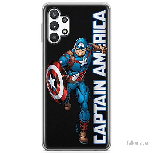 ERT GROUP mobiltelefonfodral för Samsung A32 5G originalt och officiellt licensierat Marvel mönster Captain America 030 optimalt anpassad till formen på mobiltelefonen, fodral tillverkad av TPU plast 5904805324185