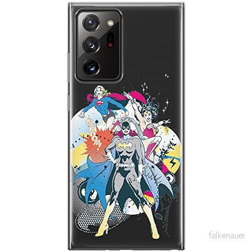 ERT GROUP mobiltelefonfodral för Samsung GALAXY NOTE 20 ULTRA originalt och officiellt licensierat DC mönster Super Girls 001 optimalt anpassad till formen på mobiltelefonen, gedeeltelijk transparant 5903040361658
