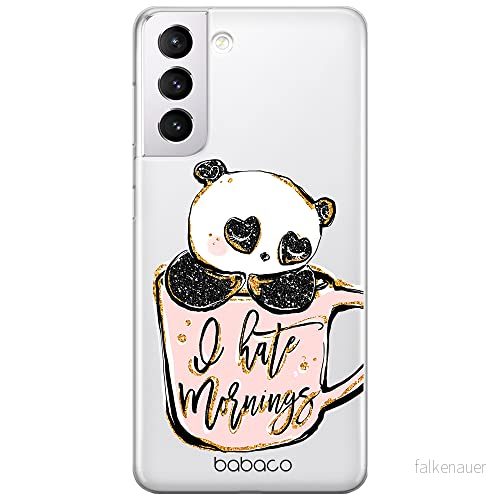 ERT GROUP mobiltelefonfodral för Samsung S21 originalt och officiellt licensierat Babaco mönster Panda 005 optimalt anpassad till formen på mobiltelefonen, gedeeltelijk transparant 5904805417214