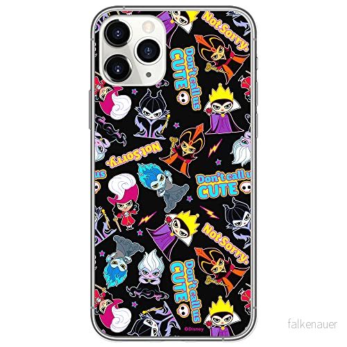 ERT GROUP mobiltelefonfodral för Iphone 11 PRO MAX originalt och officiellt licensierat Disney mönster Villains 008 anpassad till formen på mobiltelefonen, fodral tillverkad av TPU plast 5905131388032
