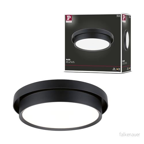 Paulmann Malik LED taklampa, 3 step dim svart 4000870967805