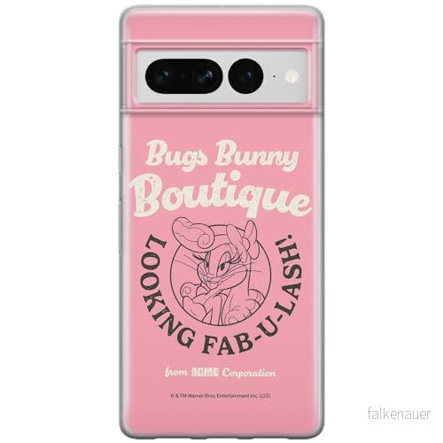 ERT GROUP mobiltelefonfodral för Google PIXEL 7 PRO originalt och officiellt licensierat Looney Tunes mönster Lola 011 optimalt anpassad till formen på mobiltelefonen, fodral tillverkad av TPU plast 5905795177904