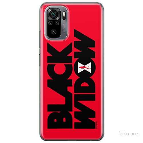 ERT GROUP mobiltelefonfodral för Xiaomi REDMI NOTE 10/ 10S originalt och officiellt licensierat Marvel mönster Black Widow 011 anpassad till formen på mobiltelefonen, fodral tillverkad av TPU plast 5903537183626