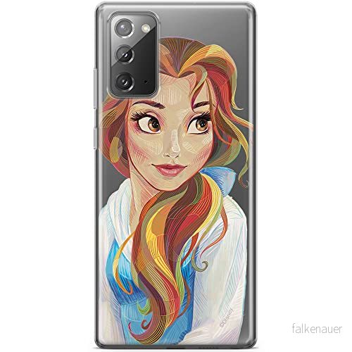 ERT GROUP mobiltelefonfodral för Samsung GALAXY NOTE 20 originalt och officiellt licensierat Disney mönster Bella 003 optimalt anpassad till formen på mobiltelefonen, gedeeltelijk transparant 5903040457153