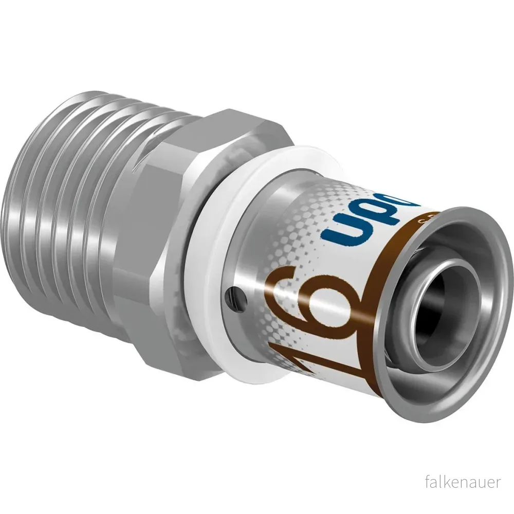 Uponor S-Press+ Koppling Utvändig Gänga 25-R20 MT 6414905218271