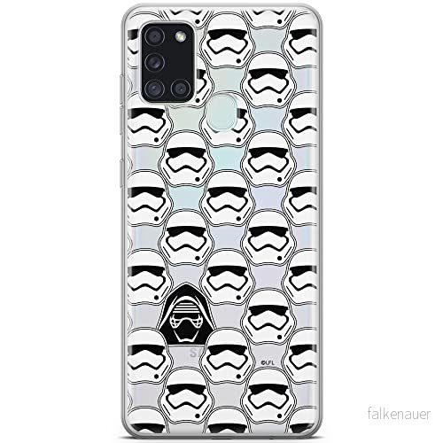 ERT GROUP mobiltelefonfodral för Samsung A21s originalt och officiellt licensierat Star Wars mönster 020 optimalt anpassad till formen på mobiltelefonen, gedeeltelijk transparant 5903040261750