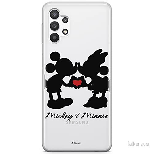 ERT GROUP mobiltelefonfodral för Samsung A32 5G originalt och officiellt licensierat Disney mönster Mickey & Minnie 003 optimalt anpassad till formen på mobiltelefonen, gedeeltelijk transparant 5903040048580