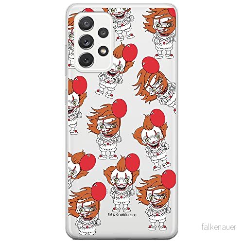 ERT GROUP mobiltelefonfodral för Samsung A52 5G / LTE 4G A52S originalt och officiellt licensierat Horror mönster It 007 anpassad till formen på mobiltelefonen, gedeeltelijk transparant 5905131960962