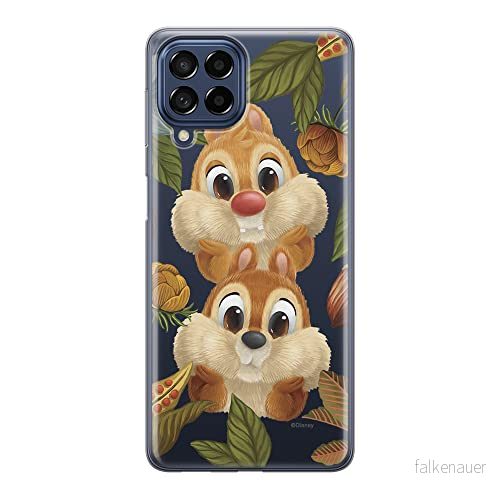 ERT GROUP mobiltelefonfodral för Samsung M53 5G originalt och officiellt licensierat Disney mönster Chip & Dale 002 optimalt anpassad till formen på mobiltelefonen, gedeeltelijk transparant 5905511394042