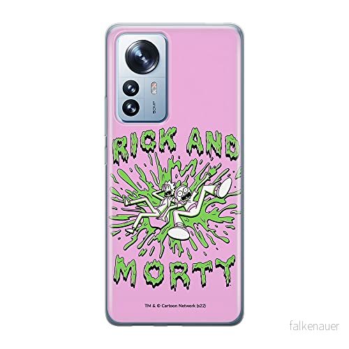 ERT GROUP mobiltelefonfodral för Xiaomi 12 PRO originalt och officiellt licensierat Rick and Morty mönster & 024 anpassad till formen på mobiltelefonen, fodral tillverkad av TPU plast 5905511532482
