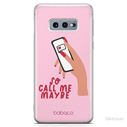 ERT GROUP mobiltelefonfodral för Samsung S10e originalt och officiellt licensierat Babaco mönster Call me maybe 001 optimalt anpassad till formen på mobiltelefonen, fodral tillverkad av TPU plast 5904805034503