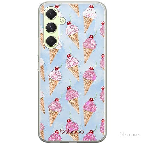 ERT GROUP mobiltelefonfodral för Samsung A54 5G originalt och officiellt licensierat Babaco mönster Ice Cream 002 optimalt anpassad till formen på mobiltelefonen, fodral tillverkad av TPU plast 5905511807337