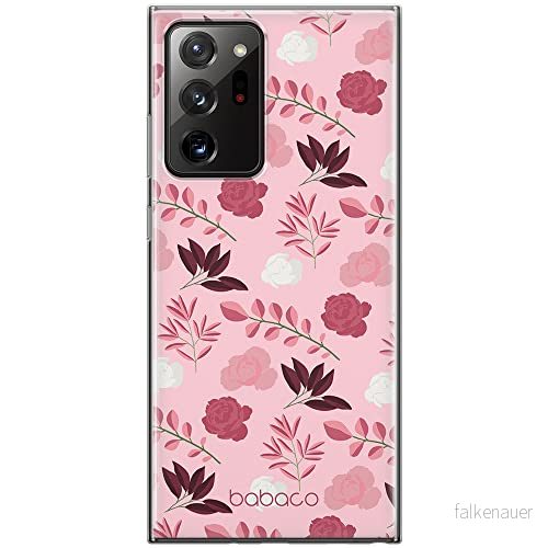 ERT GROUP mobiltelefonfodral för Samsung GALAXY NOTE 20 ULTRA originalt och officiellt licensierat Babaco mönster Flowers 020 anpassad till formen på mobiltelefonen, fodral tillverkad av TPU plast 5903932642339